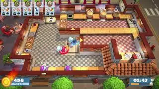Overcooked 2 - Kevin 3 Level - 4 Stars - 2 Player co-op
