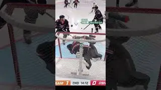 What a save 🤯🤯!!!#nhl22 #save #goalie #crazy #nhl