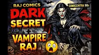 VAMPIRE RAJ 🔥 The Darkest Raj Comics Hero | 90s Horror Origin Story #rajcomics #hindisuperhero