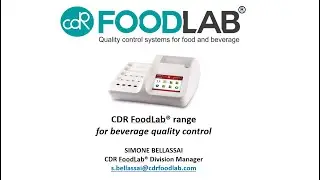 Beverage Industry: CDR FoodLab&reg; analysis systems for quality control