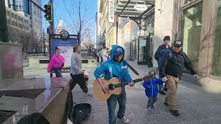 AMAZING GUITARIST PLAYS IN THE STREET CITY CREEK SLC - Going Nowhere Slow - Christopher Cornn