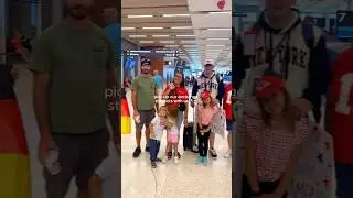 Meeting our exchange students for the first time🏠 #hostfamily #students #airport #arrival #meet