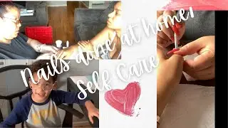 SELF CARE AT HOME/NAILS DONE AT HOME/MASEN TAKEOVER #singlemom #selfcare #nailsathome #takeover