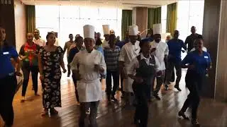 Ramada Addis Ababa: Employees having some karaoke fun time