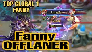 Gameplay Fanny OFFLANER | Eren. TOP GLOBAL 1 FANNY | Fanny no Buff
