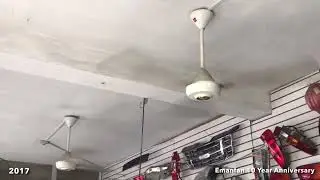 KDK Industrial Ceiling Fans 56&rdquo; Model N56LG At Auto Part Store (10 Year Anniversary)