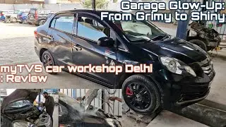 Ultimate Car Service : Oil Change + Steam Blast + Alignment: Car Engine Reborn #myTVS #delhi 