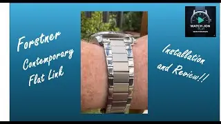 Watch Review Forstner Contemporary Flat Link Bracelet