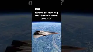 How Long Will it Take to Fly From Canada to Australia at Mach 10? #msfs2020 #gaming #gameplay #msfs