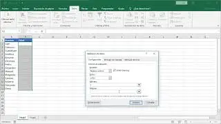 Validaci&oacute;n de datos en Excel