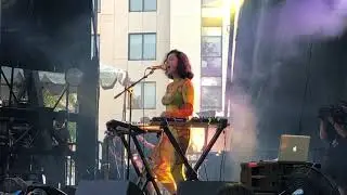 Kelly Lee Owens live  L.I.N.E. Love is Not Enough @ Pitchfork Festival Chicago Sept.10, 2021