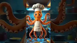 Cooking octopus ai #shorts #ai #viralvideo #trending #animation #animals #cooking