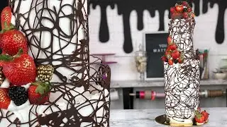 LEARN HOW TO MAKE THE CHOCOLATE CAGE CAKE // VALENTINES // CAKE TUTORIAL