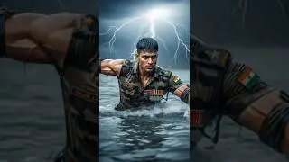 Indian Army Hero Saves Entire Bus in Flood | Real Life Braveheart Veer Singh#ai #shorts #ytshorts