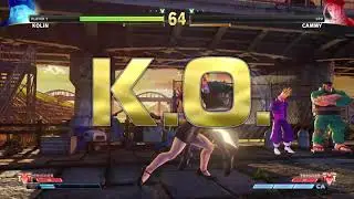 STREET FIGHTER V Kolin vs Cammy