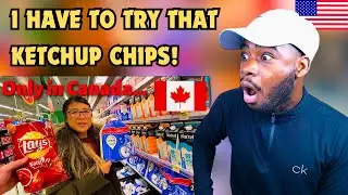 American Reacts to Full Canadian Supermarket Tour!