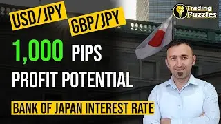 How to Trade Bank of Japan Interest Rate Decision! USDJPY and GBPJPY In-Depth Analysis and Strategy!