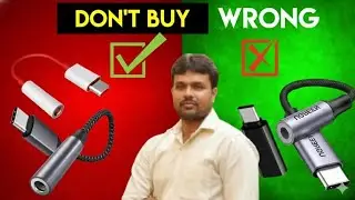 Best Type C to 3.5mm Adapter with DAC for Android & iPhones @MYoutube10