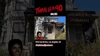 Michael jackson thriller house is a historic monument #thriller  #thriller40