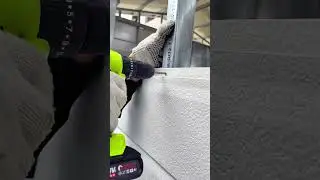 Installing fiber cement wall panels on a metal frame structure