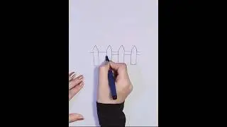 How to draw fences step by step with easy fast 💨 way