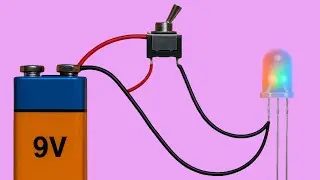 Simple LED Circuit with 9V Battery | DIY Electronics for Beginners