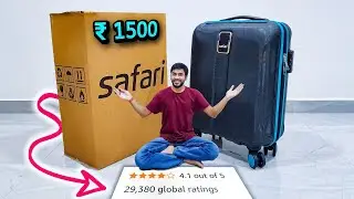 Best Trolley Bag for Travelling in India ? Safari Cabin Luggage Unboxing and Review 🔥