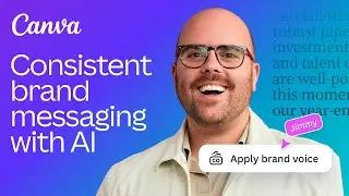 Write brand copy for every channel in minutes | Canva AI demo