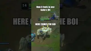 How it feels to use Galio's Ult