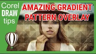 Creating a gradient pattern overlay in CorelDraw