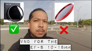 K&F Concept 77mm Variable ND Filter  |  Wide Angle 10-18mm Lens