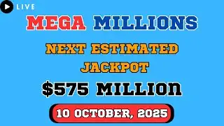 Mega Millions Next Estimated Jackpot Drawing for Oct 14 2025 - Live Winning Numbers & Results