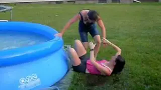 Leg pulling pool