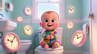 Happy Potty Time Fun 🚽🎶 Fun Potty Training Song for Kids | Learn Daily Routine