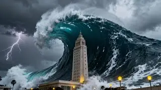 Mega Tsunami 500M: Catastrophic Waves Engulf San Diego Coast (2025)