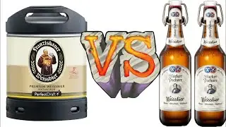 PerfectDraft Franziskaner 5.0% VS Hacker-Pschorr 5.5%  The ULTIMATE Wheat Beer Battle!