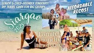 HOW TO TRAVEL IN SIARGAO WITH FAMILY [SENIOR & CHILD-FRIENDLY SIARGAO ITINERARY 2025] ARLI SABS