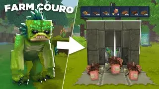 DESCOBRI a FARM DE COURO, PELE e CARNE INFINITA no HYTALE! - MUNDO ETERNO 16
