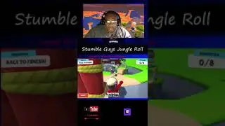 Jungle Roll Wall Hop In Stumble Guys 😆😆 #shorts