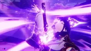 Baal pulling her sword from her chest
