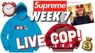 BOTS IN THE HAT! Supreme F/W '18 Week 7 Live Cop!