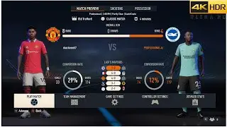FIFA 23 - Manchester United Vs Brighton//Premiere League// Ultra Hd Gameplay #hd [ 4K60FPS]