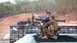 Fox Co., BLT 2/7, 31st MEU shoots SMAW rockets in Darwin, Australia
