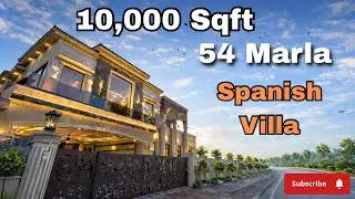 ULTRA-LUXURY 54 Marla Spanish Designer Mansion with Private Park For Sale | Bahria Town Islamabad