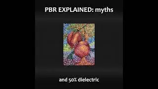 Common myths: PBR explained #blender #pbr #tutorial #unrealengine #unity