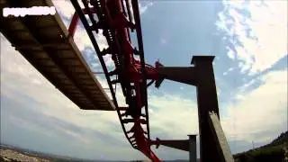 Mirage Rosso on ride POV first row - Fasanolandia 2014