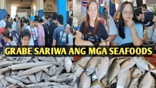 UPDATE SA TUMPOKAN NG SARIWANG SEAFOODS#fishmarket #seafood 