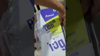 UNBOXING AMUL PROTEIN LASSI 15 GRAM PROTEIN PER SERVING 💪. #unboxing  #amulindia #cheap  #protein