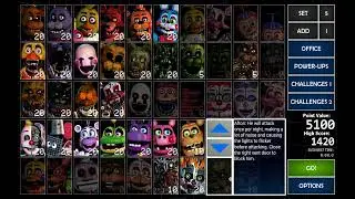 Jugando la ultimate custom night original 