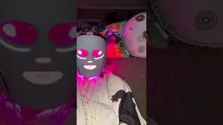 🦈 Shark Cryo Glow LED Mask 🎭 (8min Skin Clearing Routine) | @caarmynjaay #ASMR 